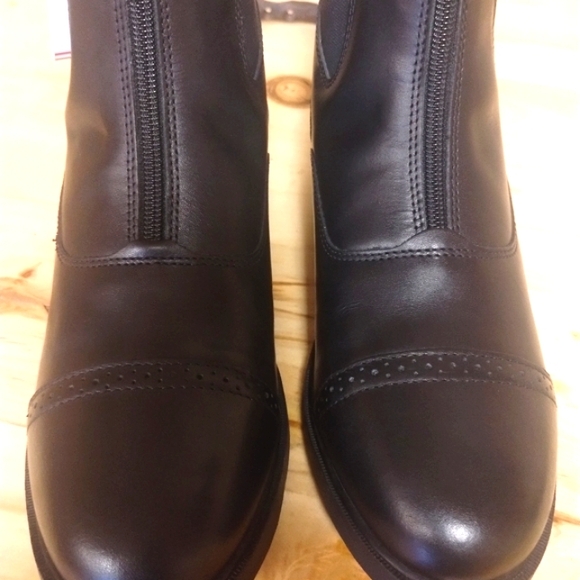 OEQ Ladies CoreRide Leather Paddock Boot 8 - Picture 7 of 9